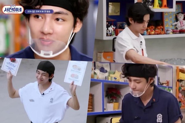 V BTS dalam Jinny's Kitchen / Foto: Soompi.com