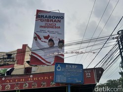 Baliho Prabowo Gibran untuk Indonesia Bermunculan di Medan-Deli Serdang