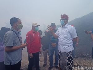Instruksi Bupati Tabanan agar Kebakaran TPA Mandung Tak Meluas