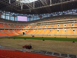 Rumput JIS Mulai Dipasang Jelang Piala Dunia U-17, Begini Penampakannya