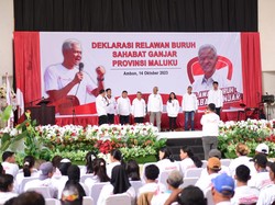 Relawan Buruh Maluku Deklarasi Dukung Ganjar Pranowo di Pilpres 2024