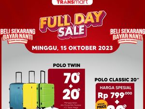 Cari Koper buat Jalan-jalan? Besok ke Transmart Full Day Sale, Banjir Diskon