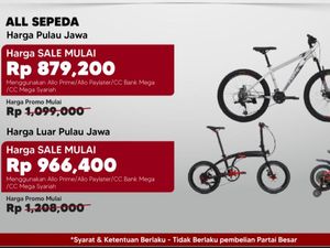 Ke Transmart Full Day Sale! Harga Sepeda buat Anak Ramah di Kantong