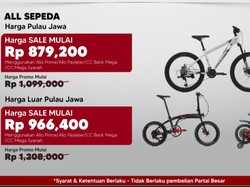 Ke Transmart Full Day Sale! Harga Sepeda buat Anak Ramah di Kantong