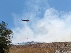 Asap Kebakaran TPA Suwung Mengarah ke Wilayah Kuta