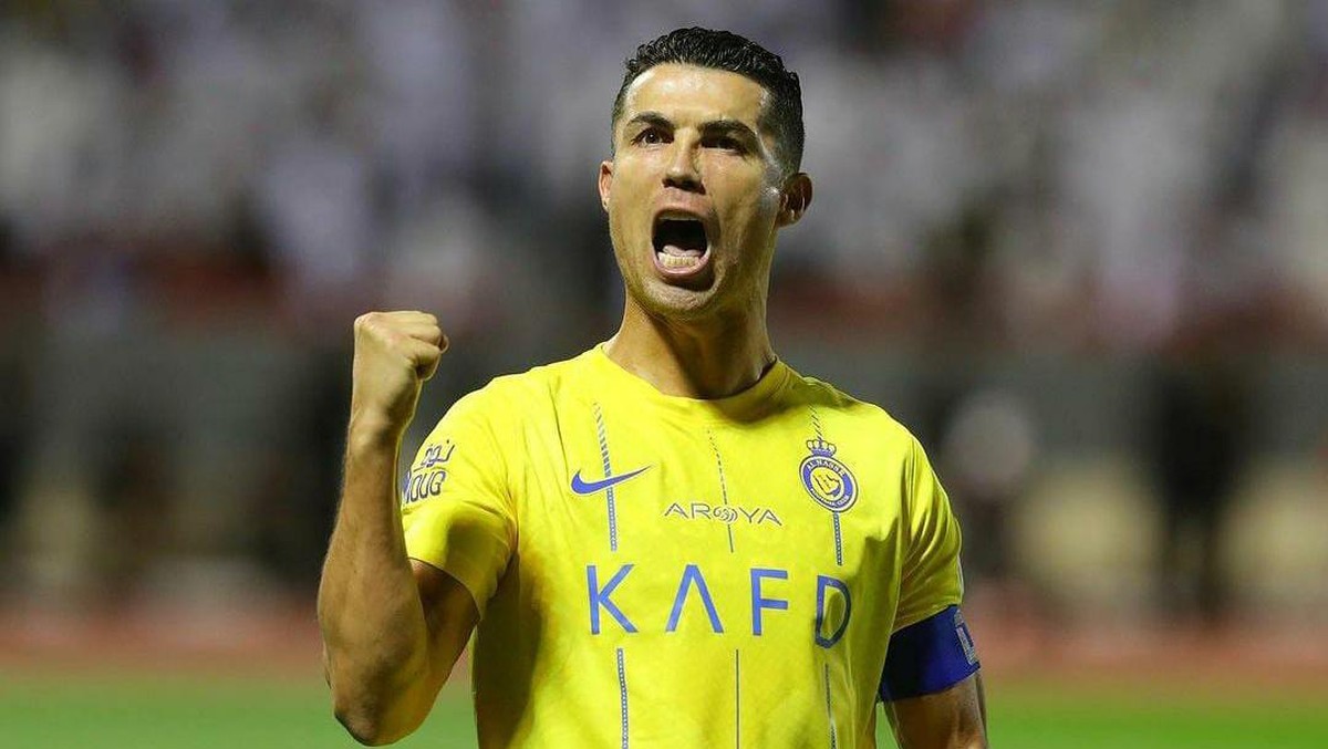 Ronaldo mencetak gol penentu kemenangan Al Nassr atas Damac. Foto: Istimewa (Instagram @cristiano)
