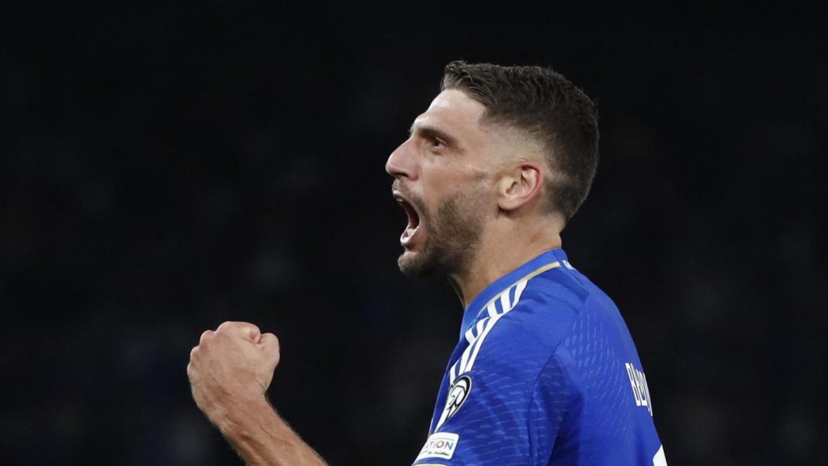 Domenico Berardi buka puasa gol di Timnas Italia (REUTERS/ALESSANDRO GAROFALO