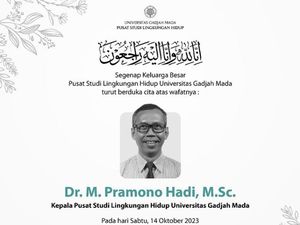 Kabar Duka dari UGM, Kepala Pusat Studi Lingkungan Hidup Pramono Hadi Wafat Kabar Duka dari UGM, Kepala Pusat Studi Lingkungan Hidup Pramono Hadi Wafat