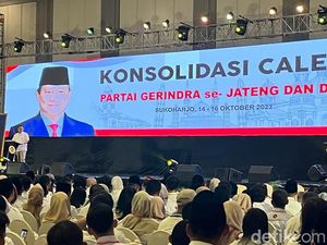 Tanpa Prabowo, Gerindra se-Jateng dan DIY Konsolidasi di Sukoharjo Tanpa Prabowo, Gerindra se-Jateng dan DIY Konsolidasi di Sukoharjo