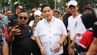 Ketua PSSI Erick Thohir tampak hadir pada acara tersebut.