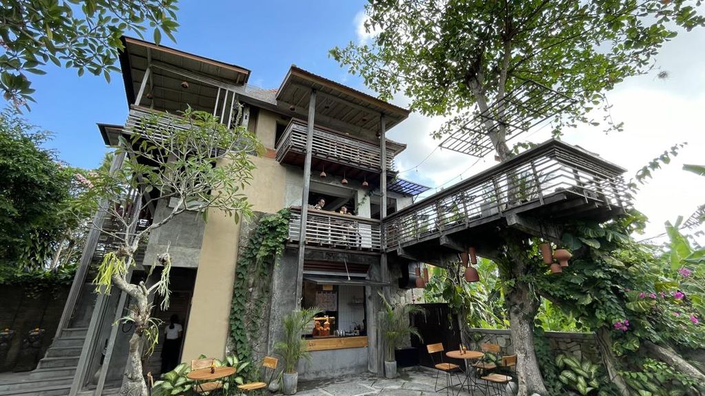 Foto: Ini Kafe di Bali atau Galeri Seni? Foto: Ini Kafe di Bali atau Galeri Seni?