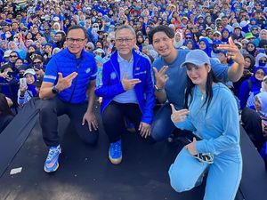 PAN Gelar Senam Sehat Birukan Langit Sulsel, Ada Doorprize Umrah-Mobil