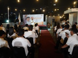 Sekjen Gerindra Resmikan Omah Garuda, Relawan Siap Menangkan Prabowo