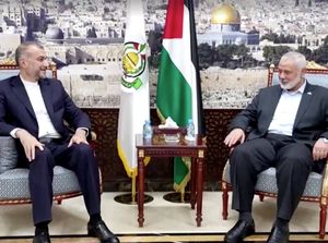 Pimpinan Hamas Temui Menlu Iran, Bahas Serangan di Israel