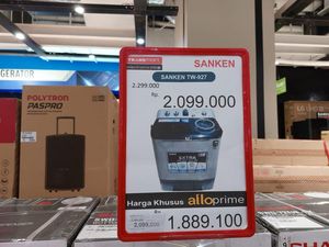Merapat ke Transmart Full Day Sale! Mesin Cuci Diskon Hingga Rp 1,5 Jutaan