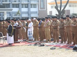Lebih dari 60 Hari Tak Ada Hujan, ASN Kota Serang Gelar Salat Istisqa