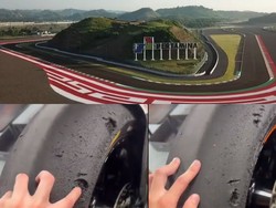 Gompal! Begini Kondisi Ban Motor Pebalap usai Balapan di Mandalika