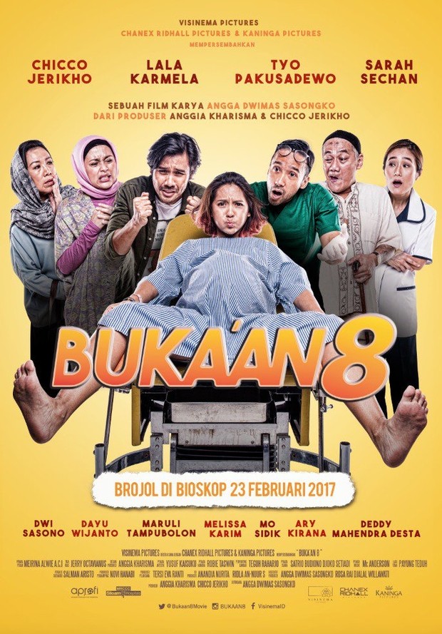 Film Indonesia romantis-komedi, Bukaan 8 (2017)/ Foto: Visinema
