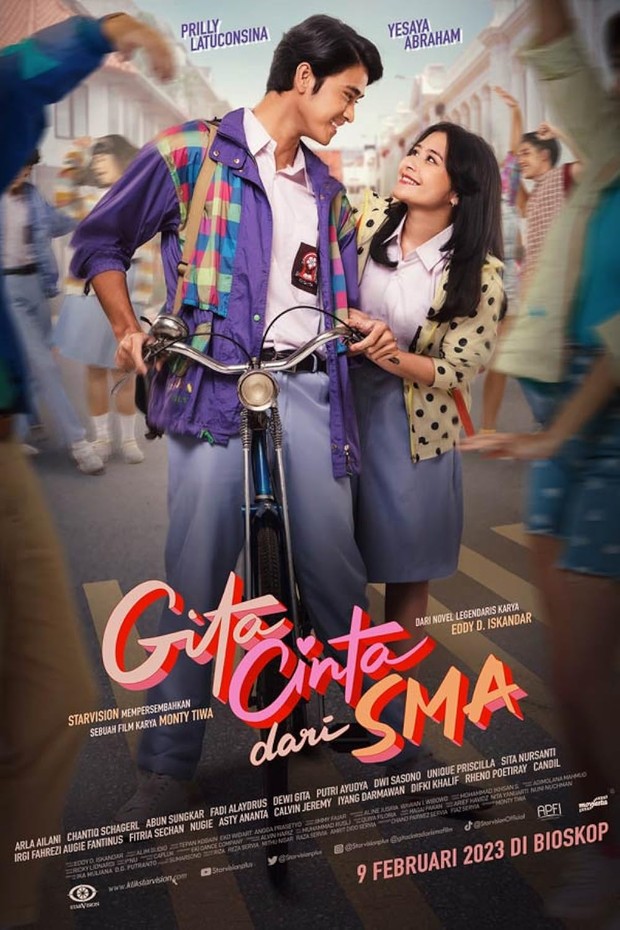 Film romantis Indonesia terbaru, Gita Cinta dari SMA (2023)/ Foto: Starvision