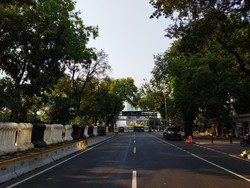 Jalan Medan Merdeka Barat Ditutup Jelang Putusan Batas Usia Capres-Cawapres