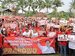 Komunitas Angkot di Jateng Deklarasi Dukung Prabowo Capres 2024