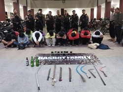 24 Remaja Diduga Mau Tawuran Ditangkap Polisi di Pintu Tol Desari Depok