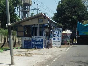 Gerai Tiket Kapal Online di Bahu Jalan Denpasar-Gilimanuk Bakal Dibongkar