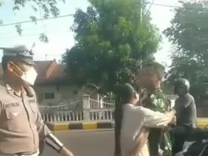 Heboh Polisi Ribut dengan Tentara gegara Teguran Tak Pakai Helm