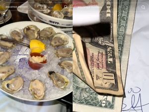 Wanita Ini Dihujat karena Beri Tip Sedikit Usai Makan 48 Oyster Mahal Wanita Ini Dihujat karena Beri Tip Sedikit Usai Makan 48 Oyster Mahal