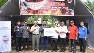 Donasi Masker Dukung Penanganan Bencana Karhutla