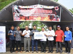 Donasi Masker Dukung Penanganan Bencana Karhutla