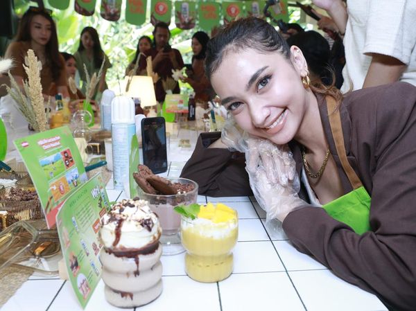 Momen Influencer Icip-icip Kreasi Susu Bebas Laktosa