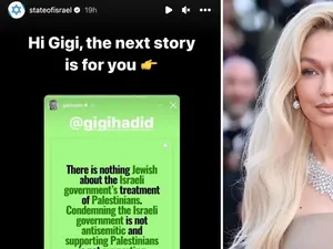 Akun Instagram Negara Israel Tag Gigi Hadid di Foto Mengerikan
