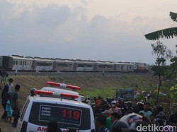 Satu Jalur Sentolo-Wates Bisa Dilalui Pasca Kecelakaan Argo Semeru & Argo Wilis