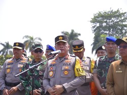 Ribuan Polisi Jaga 25.825 TPS, Kapolda Lampung Minta Anggota Patuhi SOP