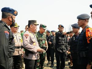 Kapolri Pimpin Apel Operasi Mantap Brata, Ingatkan Kompleksitas Pemilu 2024