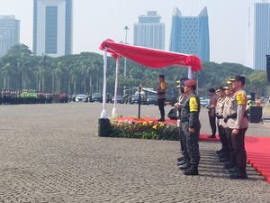 Kapolri Pimpin Apel Gelar Pasukan Operasi Mantap Brata 2023-2024