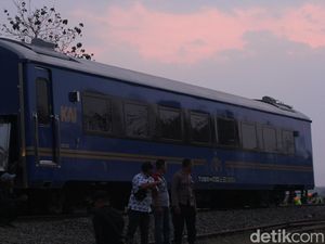 Penampakan Suite Class Compartement KA Argo Semeru yang Kecelakaan di Sentolo