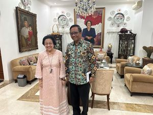 Mahfud Bertemu Megawati Kemarin, Sudah Lama Diberikan Restu Mundur