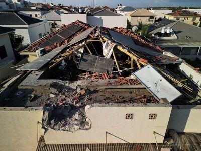Rumah di Ashkelon Ini Hancur Terkena Hantaman Roket Hamas