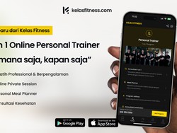 Praktis! Kelas Fitness Hadirkan 1 on 1 Online Personal Trainer Premium