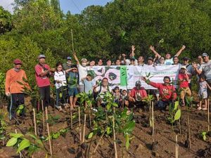 Dukung Net Zero Emission, Elnusa Petrofin Tanam 1.062 Pohon Trembesi