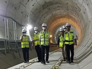 Heru Budi Tinjau Proyek MRT Fase 2 dari Monas-MH Thamrin