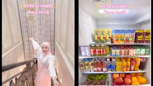 Intip Momen Crazy Rich Aceh Shella Saukia Saat Penuhi Isi Kulkas Dapur!