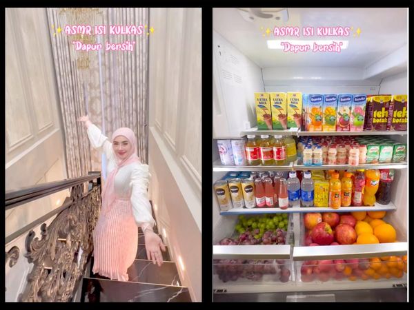 Intip Momen Crazy Rich Aceh Shella Saukia Saat Penuhi Isi Kulkas Dapur!