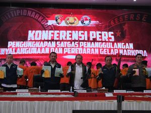 Satgas Antinarkoba Polri Total Tangkap 3.651 Tersangka