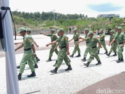 Serunya Lomba PBB Linmas di Pangandaran yang Bikin Gelak Tawa