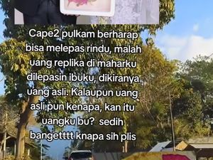 Viral Emak-emak Preteli Hiasan Uang Mahar Anaknya, Dikira Uang Asli