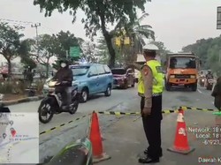 Ada Perbaikan Jalan, Arus Lalin Daan Mogot Arah Cengkareng Macet