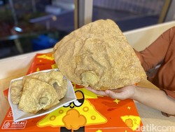 Wow! Begini Rasa Pangsit Goreng Jumbo yang Besarnya 10 Kali Pangsit Biasa